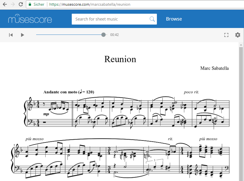 Example of MuseScore